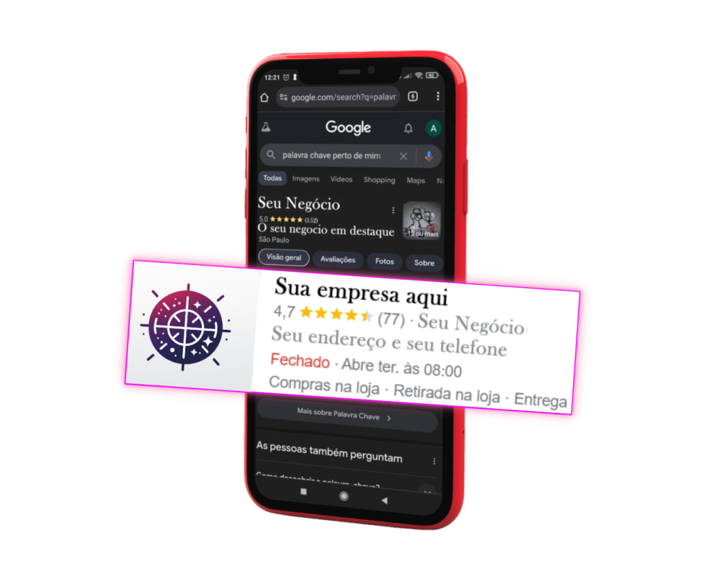 Perfil da empresa no Google