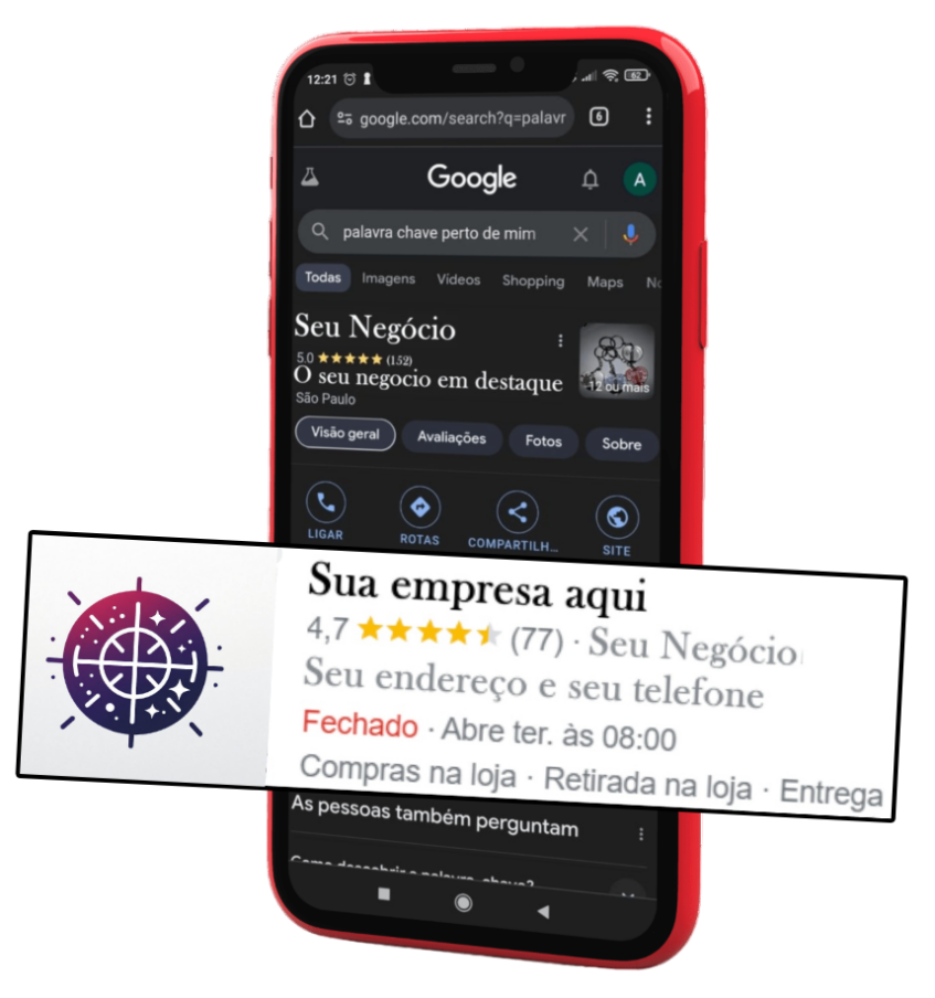 Serviço de otimização do Google Meu Negócio 2 busca google maps